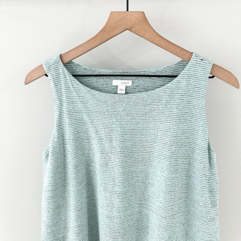 J. Jill Light Blue Tank Top - Picture 2 of 8